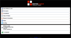Desktop Screenshot of m.toronto-employmentlawyer.com